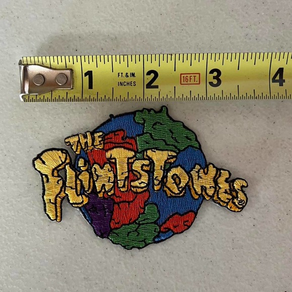The Flintstones Fully Embroidered Iron-On Patch - Picture 3 of 3